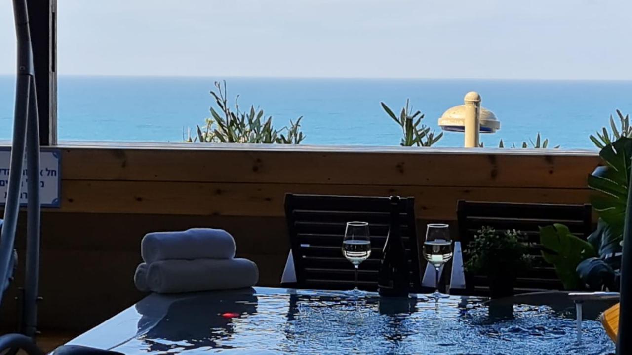 Magic On The Sea-Suites With A Private Jacuzzi And A Private Sea View เนทันยา ภายนอก รูปภาพ